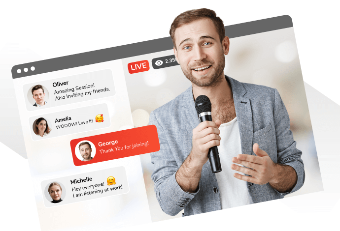 Engage People on a Live Stream